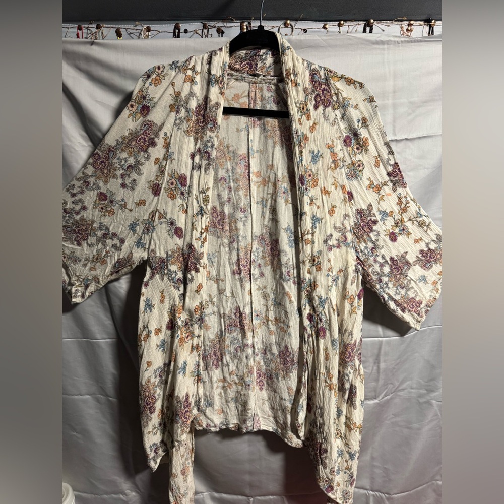Patrons of Peace Multicolor Paisley Kimono